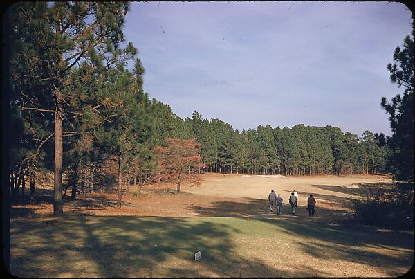 [493 Views of Golf Courses, for Fortune Article "October's Game"], Walker Evans (American, St. Louis, Missouri 1903–1975 New Haven, Connecticut), Color film transparency