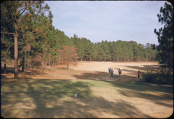 [493 Views of Golf Courses, for Fortune Article "October's Game"], Walker Evans (American, St. Louis, Missouri 1903–1975 New Haven, Connecticut), Color film transparency