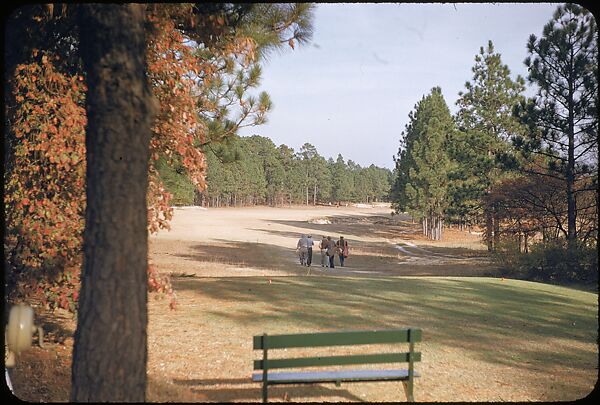 [493 Views of Golf Courses, for Fortune Article "October's Game"], Walker Evans (American, St. Louis, Missouri 1903–1975 New Haven, Connecticut), Color film transparency