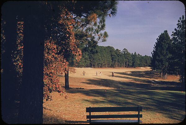 [493 Views of Golf Courses, for Fortune Article "October's Game"], Walker Evans (American, St. Louis, Missouri 1903–1975 New Haven, Connecticut), Color film transparency