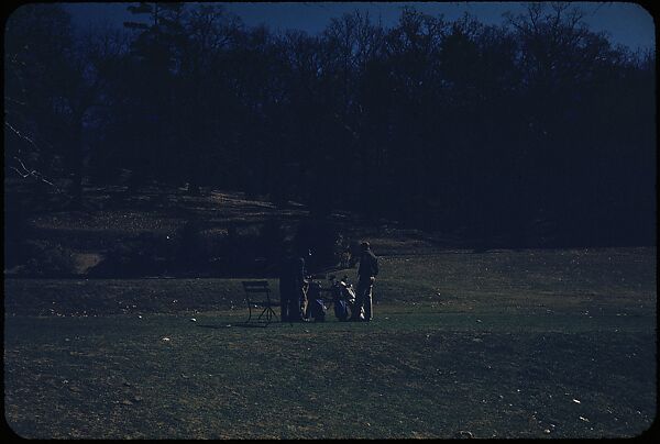 [493 Views of Golf Courses, for Fortune Article "October's Game"], Walker Evans (American, St. Louis, Missouri 1903–1975 New Haven, Connecticut), Color film transparency