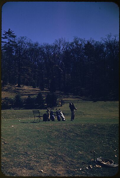 [493 Views of Golf Courses, for Fortune Article "October's Game"], Walker Evans (American, St. Louis, Missouri 1903–1975 New Haven, Connecticut), Color film transparency
