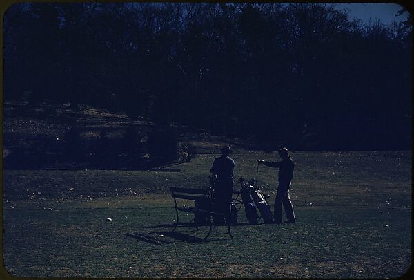[493 Views of Golf Courses, for Fortune Article "October's Game"], Walker Evans (American, St. Louis, Missouri 1903–1975 New Haven, Connecticut), Color film transparency