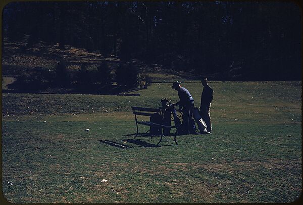[493 Views of Golf Courses, for Fortune Article "October's Game"], Walker Evans (American, St. Louis, Missouri 1903–1975 New Haven, Connecticut), Color film transparency
