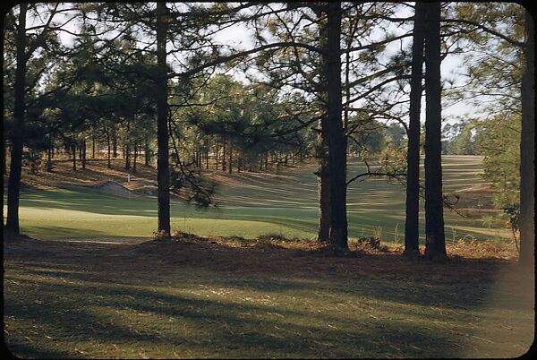 [493 Views of Golf Courses, for Fortune Article "October's Game"], Walker Evans (American, St. Louis, Missouri 1903–1975 New Haven, Connecticut), Color film transparency