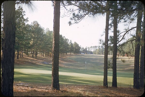 [493 Views of Golf Courses, for Fortune Article "October's Game"], Walker Evans (American, St. Louis, Missouri 1903–1975 New Haven, Connecticut), Color film transparency