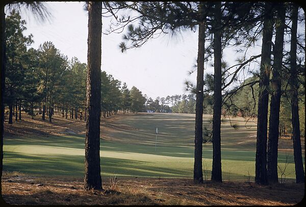 [493 Views of Golf Courses, for Fortune Article "October's Game"], Walker Evans (American, St. Louis, Missouri 1903–1975 New Haven, Connecticut), Color film transparency