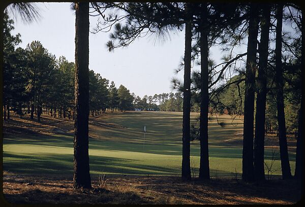 [493 Views of Golf Courses, for Fortune Article "October's Game"], Walker Evans (American, St. Louis, Missouri 1903–1975 New Haven, Connecticut), Color film transparency