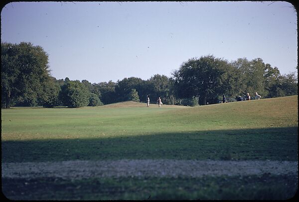 [493 Views of Golf Courses, for Fortune Article "October's Game"], Walker Evans (American, St. Louis, Missouri 1903–1975 New Haven, Connecticut), Color film transparency