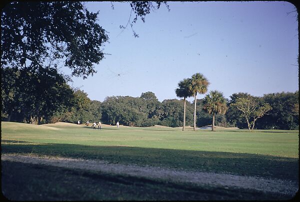 [493 Views of Golf Courses, for Fortune Article "October's Game"], Walker Evans (American, St. Louis, Missouri 1903–1975 New Haven, Connecticut), Color film transparency