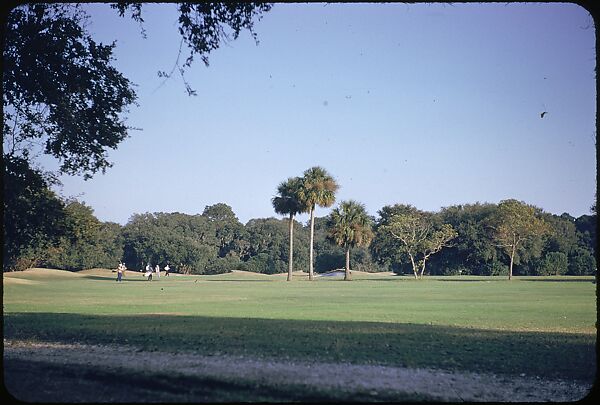 [493 Views of Golf Courses, for Fortune Article "October's Game"], Walker Evans (American, St. Louis, Missouri 1903–1975 New Haven, Connecticut), Color film transparency