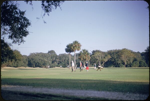 [493 Views of Golf Courses, for Fortune Article "October's Game"], Walker Evans (American, St. Louis, Missouri 1903–1975 New Haven, Connecticut), Color film transparency