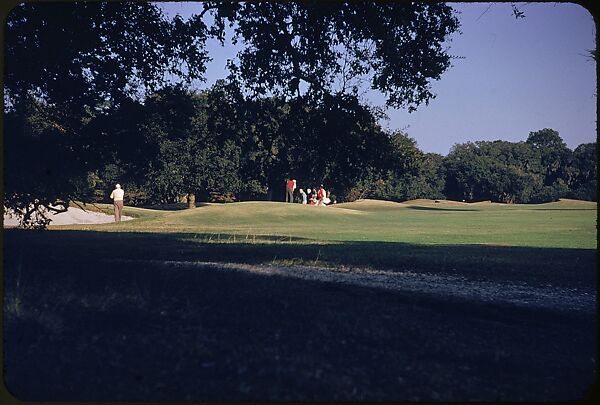 [493 Views of Golf Courses, for Fortune Article "October's Game"], Walker Evans (American, St. Louis, Missouri 1903–1975 New Haven, Connecticut), Color film transparency