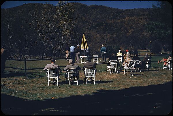 [493 Views of Golf Courses, for Fortune Article "October's Game"], Walker Evans (American, St. Louis, Missouri 1903–1975 New Haven, Connecticut), Color film transparency