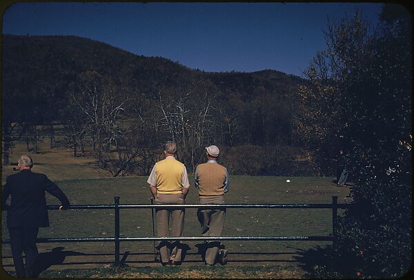 [493 Views of Golf Courses, for Fortune Article "October's Game"], Walker Evans (American, St. Louis, Missouri 1903–1975 New Haven, Connecticut), Color film transparency