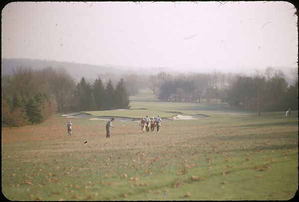 [493 Views of Golf Courses, for Fortune Article "October's Game"], Walker Evans (American, St. Louis, Missouri 1903–1975 New Haven, Connecticut), Color film transparency