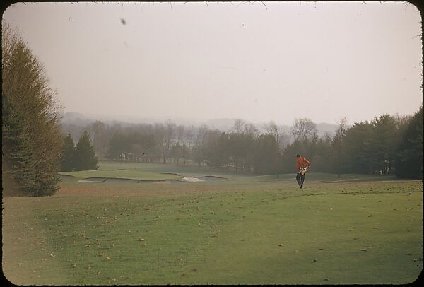 [493 Views of Golf Courses, for Fortune Article "October's Game"], Walker Evans (American, St. Louis, Missouri 1903–1975 New Haven, Connecticut), Color film transparency