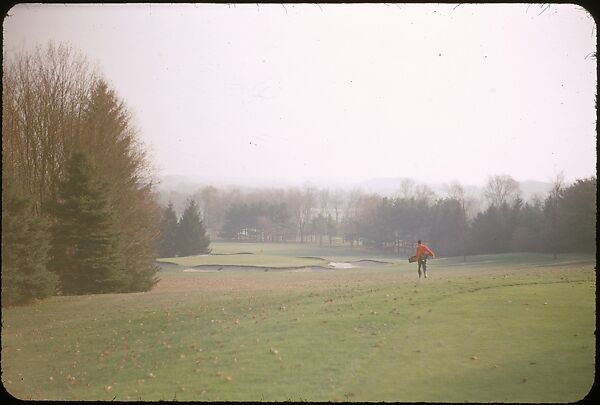 [493 Views of Golf Courses, for Fortune Article "October's Game"], Walker Evans (American, St. Louis, Missouri 1903–1975 New Haven, Connecticut), Color film transparency