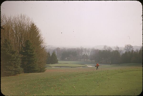[493 Views of Golf Courses, for Fortune Article "October's Game"], Walker Evans (American, St. Louis, Missouri 1903–1975 New Haven, Connecticut), Color film transparency