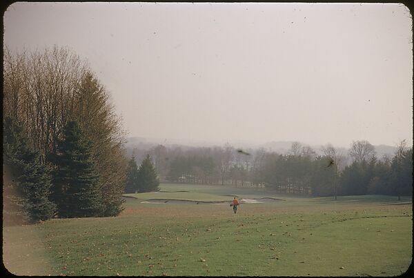 [493 Views of Golf Courses, for Fortune Article "October's Game"], Walker Evans (American, St. Louis, Missouri 1903–1975 New Haven, Connecticut), Color film transparency