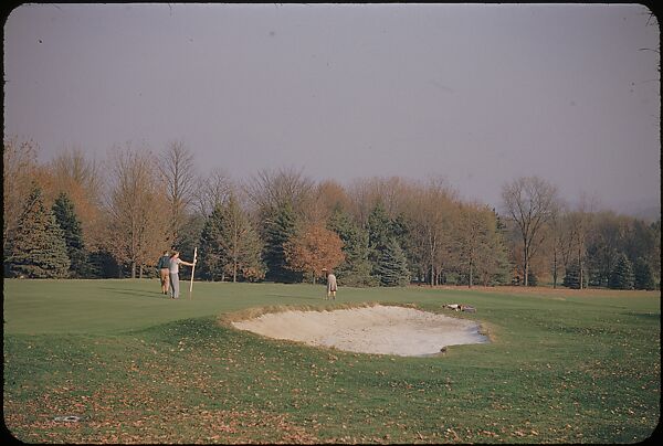 [493 Views of Golf Courses, for Fortune Article "October's Game"], Walker Evans (American, St. Louis, Missouri 1903–1975 New Haven, Connecticut), Color film transparency