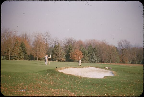 [493 Views of Golf Courses, for Fortune Article "October's Game"], Walker Evans (American, St. Louis, Missouri 1903–1975 New Haven, Connecticut), Color film transparency