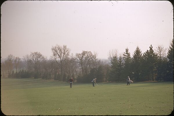 [493 Views of Golf Courses, for Fortune Article "October's Game"], Walker Evans (American, St. Louis, Missouri 1903–1975 New Haven, Connecticut), Color film transparency