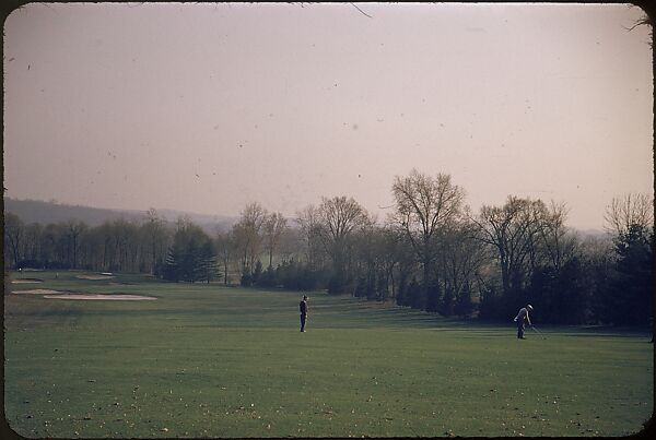 [493 Views of Golf Courses, for Fortune Article "October's Game"], Walker Evans (American, St. Louis, Missouri 1903–1975 New Haven, Connecticut), Color film transparency