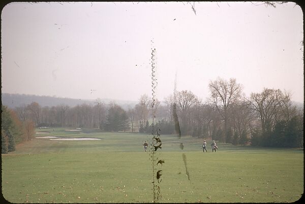 [493 Views of Golf Courses, for Fortune Article "October's Game"], Walker Evans (American, St. Louis, Missouri 1903–1975 New Haven, Connecticut), Color film transparency