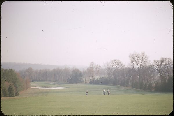 [493 Views of Golf Courses, for Fortune Article "October's Game"], Walker Evans (American, St. Louis, Missouri 1903–1975 New Haven, Connecticut), Color film transparency