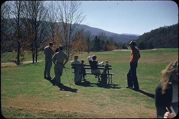 [493 Views of Golf Courses, for Fortune Article "October's Game"], Walker Evans (American, St. Louis, Missouri 1903–1975 New Haven, Connecticut), Color film transparency