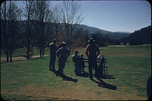 [493 Views of Golf Courses, for Fortune Article "October's Game"], Walker Evans (American, St. Louis, Missouri 1903–1975 New Haven, Connecticut), Color film transparency
