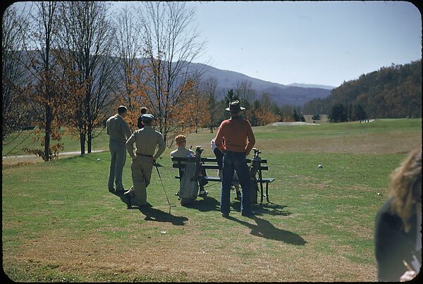 [493 Views of Golf Courses, for Fortune Article "October's Game"], Walker Evans (American, St. Louis, Missouri 1903–1975 New Haven, Connecticut), Color film transparency