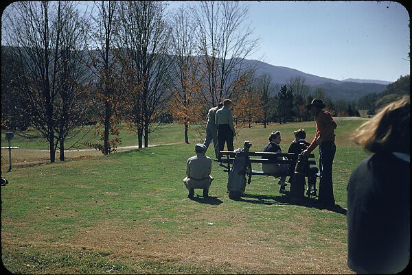 [493 Views of Golf Courses, for Fortune Article "October's Game"], Walker Evans (American, St. Louis, Missouri 1903–1975 New Haven, Connecticut), Color film transparency