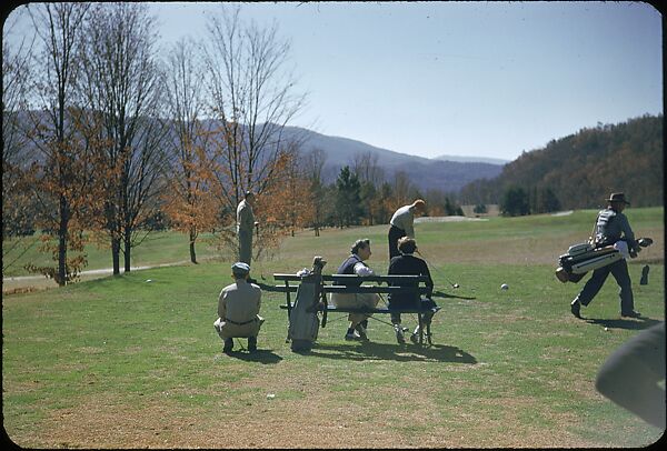 [493 Views of Golf Courses, for Fortune Article "October's Game"], Walker Evans (American, St. Louis, Missouri 1903–1975 New Haven, Connecticut), Color film transparency
