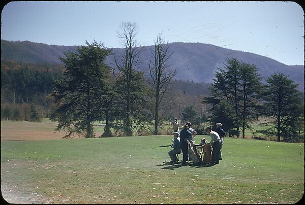 [493 Views of Golf Courses, for Fortune Article "October's Game"], Walker Evans (American, St. Louis, Missouri 1903–1975 New Haven, Connecticut), Color film transparency