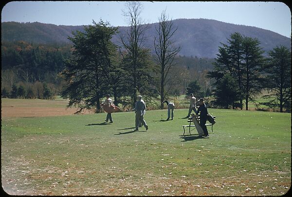 [493 Views of Golf Courses, for Fortune Article "October's Game"], Walker Evans (American, St. Louis, Missouri 1903–1975 New Haven, Connecticut), Color film transparency