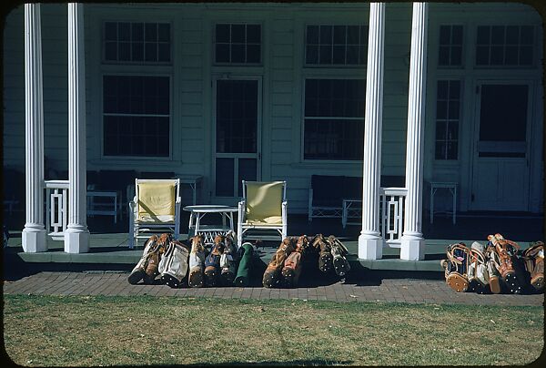 [493 Views of Golf Courses, for Fortune Article "October's Game"], Walker Evans (American, St. Louis, Missouri 1903–1975 New Haven, Connecticut), Color film transparency