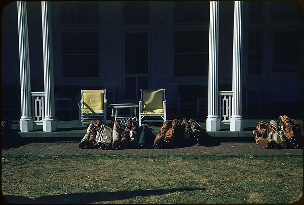 [493 Views of Golf Courses, for Fortune Article "October's Game"], Walker Evans (American, St. Louis, Missouri 1903–1975 New Haven, Connecticut), Color film transparency
