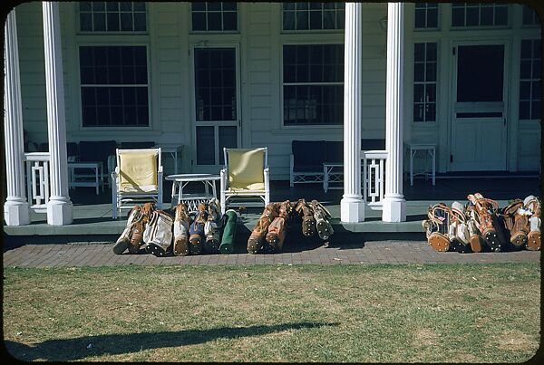 [493 Views of Golf Courses, for Fortune Article "October's Game"], Walker Evans (American, St. Louis, Missouri 1903–1975 New Haven, Connecticut), Color film transparency
