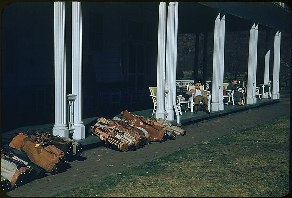 [493 Views of Golf Courses, for Fortune Article "October's Game"], Walker Evans (American, St. Louis, Missouri 1903–1975 New Haven, Connecticut), Color film transparency