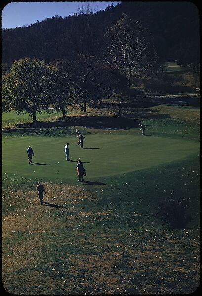 [493 Views of Golf Courses, for Fortune Article "October's Game"], Walker Evans (American, St. Louis, Missouri 1903–1975 New Haven, Connecticut), Color film transparency