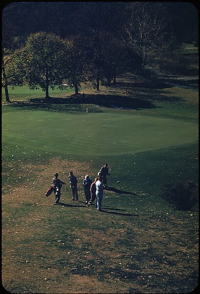 [493 Views of Golf Courses, for Fortune Article "October's Game"], Walker Evans (American, St. Louis, Missouri 1903–1975 New Haven, Connecticut), Color film transparency