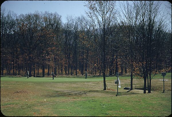 [493 Views of Golf Courses, for Fortune Article "October's Game"], Walker Evans (American, St. Louis, Missouri 1903–1975 New Haven, Connecticut), Color film transparency