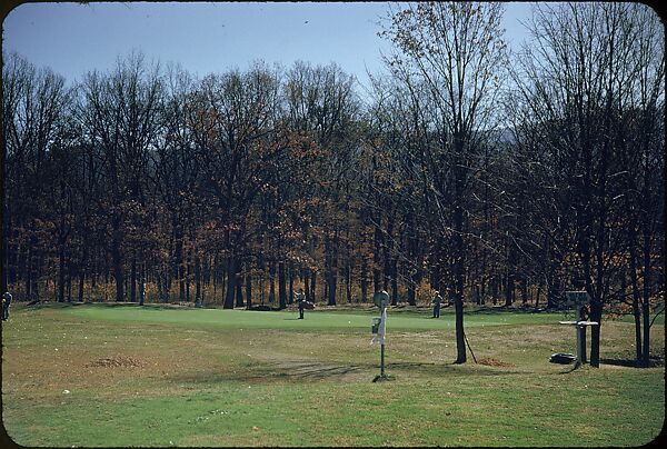 [493 Views of Golf Courses, for Fortune Article "October's Game"], Walker Evans (American, St. Louis, Missouri 1903–1975 New Haven, Connecticut), Color film transparency