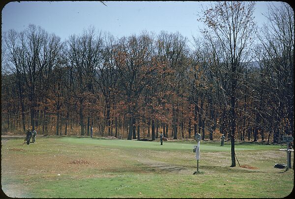 [493 Views of Golf Courses, for Fortune Article "October's Game"], Walker Evans (American, St. Louis, Missouri 1903–1975 New Haven, Connecticut), Color film transparency