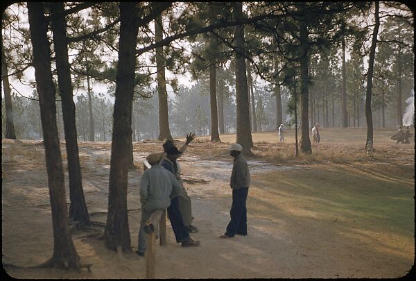 [493 Views of Golf Courses, for Fortune Article "October's Game"], Walker Evans (American, St. Louis, Missouri 1903–1975 New Haven, Connecticut), Color film transparency