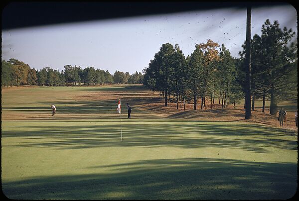 [493 Views of Golf Courses, for Fortune Article "October's Game"], Walker Evans (American, St. Louis, Missouri 1903–1975 New Haven, Connecticut), Color film transparency