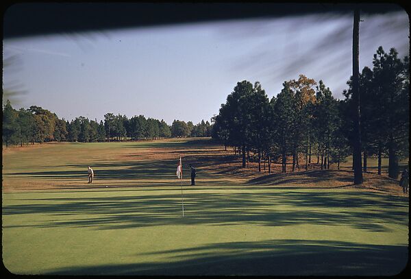 [493 Views of Golf Courses, for Fortune Article "October's Game"], Walker Evans (American, St. Louis, Missouri 1903–1975 New Haven, Connecticut), Color film transparency