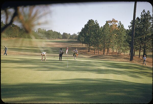 [493 Views of Golf Courses, for Fortune Article "October's Game"], Walker Evans (American, St. Louis, Missouri 1903–1975 New Haven, Connecticut), Color film transparency
